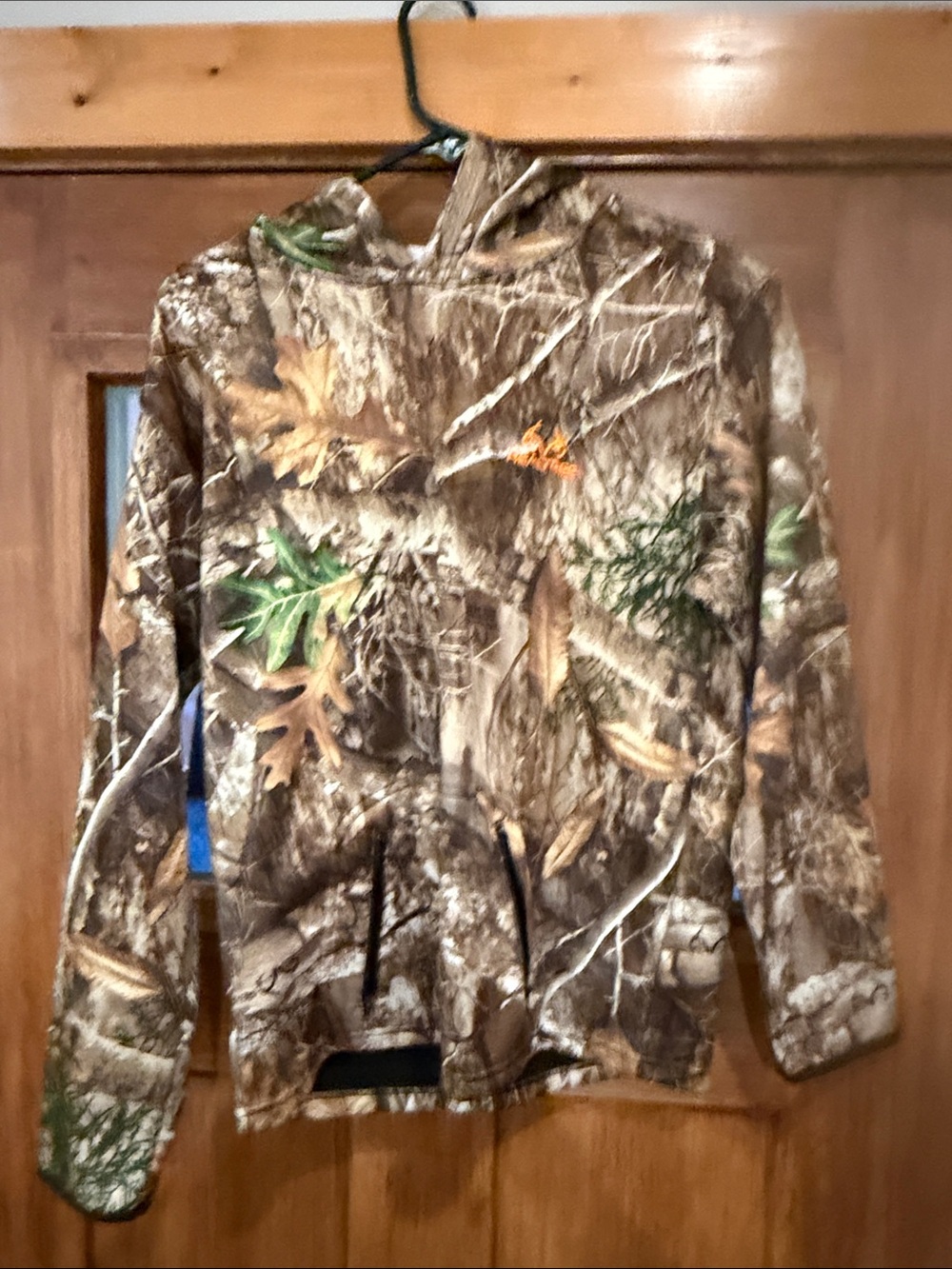 Realtree Black and Brown Camouflage Pullover Hoodie 18 xxl youth